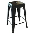thumbnail image 3 of Loft Black 24" Metal Bar Stool, 4- Piece, 3 of 3