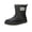 Black, variant on Women's Ankle Short Rainboots Round Toe Garden Galoshes Shoes Fashion Cute Wide Width Rain Shoes for Outdoor Casual Work Walking Kitchen Wear