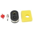 thumbnail image 1 of Mower Air Filter, Compact Easy Installation Replacement Part Air Filter Spark Plug Set Well Fitted  For Grass Cutter, 1 of 8
