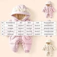 thumbnail image 4 of Newborn Baby Boy Fall Winter Clothes Infant Romper Jumpsuit, 4 of 7