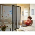 thumbnail image 2 of Mosquitera magnética para puerta y ventana, cortinas antimoscas para puerta, cortinas de lona mosquiteras, mosquitera corrediza para ventana salediza, mosquitera magnética sin taladrar (110 x 220 cm,, 2 of 4