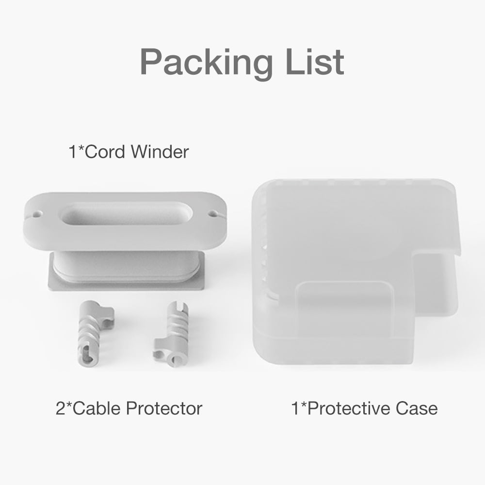 Cord Winder for New MacBook Retina Charger Power Adapter 30W 29W Magsafe Charging Cable Management MacBook Air Accessories 12 13 Inch Golden Travel Cord Organizer for MacBook Air Charger