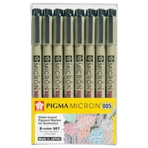 Sakura Pigma Micron 005 8 Color Set Water Based Pigment for Illustration - Holiday Gifts for Artists, Crafters & DIY Gifts Projects