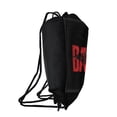 thumbnail image 2 of The Batman Logo Drawstring Backpack Sports Bag Sackpack 17" x 13", Perfect for Gym, Yoga or Practice, 2 of 5