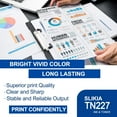 thumbnail image 4 of 2-Pack Yellow TN227 Toner Cartridge: Compatible TN227 TN-227 Replacement for Brother MFC-L3770CDW L3710CW L3750CDW L3730CDW HL-3210CW 3230CDW 3270CDW 3230CDN 3290CDW DCP-L3510CDW L3550CDW Printer, 4 of 6