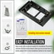 thumbnail image 2 of 2 Piezas de Soporte de Revestimiento de Vinilo para Timbre Compatible con Ring Video Doorbell, Video Doorbell 1.ª Generación 2, 3, 3+, 2 of 5
