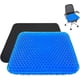 thumbnail image 1 of Cojín para silla, cojín de gel transpirable, cojín antiescaras, alivia la presión ortopédica con funda antideslizante para coche/oficina/hogar/silla de ruedas Tamaño 42x36x3,8 cm(azul), 1 of 5
