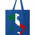 thumbnail image 3 of Inktastic Italian Map Flag Tote Bag, 3 of 3