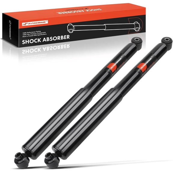 A-Premium Rear Pair (2) Shock Absorber Assembly Compatible with Jeep Grand Cherokee 2005 2006 2007 2008 2009 2010, Sport Utility, Driver and Passenger Side