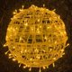 thumbnail image 1 of Cadena de lámparas de bolas de ratán LED por todo el proyecto de iluminación exterior impermeable Sky Star, lámpara colgante de bola de ratán para árbol, 1 of 6