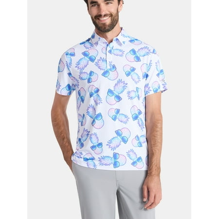 Birdie Bound Men' s & Big and Tall Golf Polo Shirts, Sizes XS-4XLT