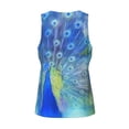 thumbnail image 5 of Gaeub Peacock Men's Athletic Tank Top, Workout Sleeveless Shirts, Running Tank Tops for Gym, Running, Training - X-Large, 5 of 9