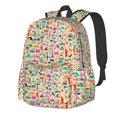 thumbnail image 1 of Disketp Travel Mochila Escolar de Gran Capacidad y Peso Ligero, Mochila de Viaje Ideal para Escuela, Trabajo y Uso Diario, Cómoda y con Estilo, 1 of 8