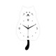 thumbnail image 1 of Reloj de pared de péndulo de gato lindo y moderno adorno colgante de pared reloj decorativo para la cocina decoración del hogar interior, 1 of 9
