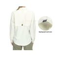 thumbnail image 3 of Little Donkey Andy Women's UPF 50+ UV Protection Shirt, Long Sleeve Fishing Shirt, Breathable and Fast Dry B.Off White S, 3 of 7