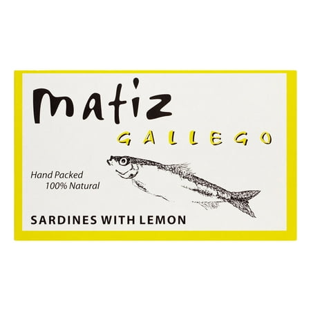 Matiz Gallego Sardines with Lemon, 4.2 oz Can