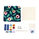 thumbnail image 4 of Kits de almohadas con aguja perforada, funda de almohada, kit de bordado, manualidades DIY, hecho a mano Azul, 4 of 7