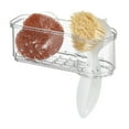thumbnail image 1 of iDesign Suction Kitchen Sink Caddy - Plastic Sponge and Scrub Brush Holder for Kitchen Sink, 1 of 7