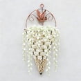 thumbnail image 7 of Rattan Hanging Planter Baskets,Cone Shaped Woven Hanging Flower Pot Retro Farmhouse Metal Wall Fence Hanging Planter Wall-Mounted Plant Pot Holder for Home Garden Decor, 7 of 7