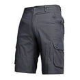 thumbnail image 2 of Men's Cargo Work Shorts - Loose Fit Five-Point Stretch Summer Casual Pocket Shorts for Outdoor & Daily Use ,Gray,34, 2 of 4