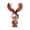 A, variant on YIFAEUX Indestructible Dog Toy for Aggressive Chewers Beef Flavor Tough Chew Toy Nylon Animal Shaped Teeth Cleaning Toy for Medium And Large Dogs