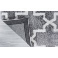 thumbnail image 2 of Modern Carpet with Geometric Shape Design, Moroccan Trellis Pattern Area Rug (5' x 7', Grey), 2 of 3