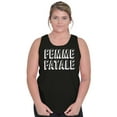 thumbnail image 4 of Femme Fatale Girly Rude Sassy Cute Tank Top Tee Shirt Women Brisco Brands S, 4 of 6
