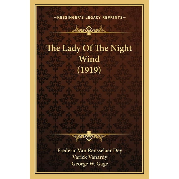 The Lady Of The Night Wind (1919) (Paperback)