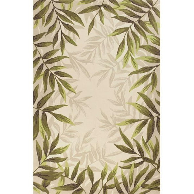HomeRoots 352777 5 x 7 ft. 6 in. UV-Treated Polypropylene Sand Area Rug