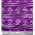 thumbnail image 1 of Soimoi Poly Georgette Fabric Arrow & Tree Block Print Sewing Fabric Yard 52 Inch Wide, 1 of 2