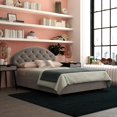 Queer Eye Aspen Upholstered Bed, Queen, Gray