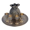 thumbnail image 2 of Turkish Coffee Set, Fadeless Rustproof Unique Design Vintage Style Goblets Zinc Alloy Highly Durable  For Celebration For Home For Party, 2 of 8