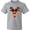 AC-Heather Grey, variant on Inktastic Cute Girl Reindeer with Buffalo Plaid Bow Youth T-Shirt