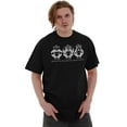 thumbnail image 4 of See Hear Speak No Evil Inspirational Plus Size Crewneck Graphic Tee Shirt Brisco Brands 2X, 4 of 5