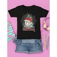 thumbnail image 3 of Cheerful Merry Christmas Graphic T-shirt, 3 of 4