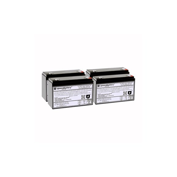 Eaton UPS Model Powerware PowerRite Pro II 1000 Compatible - High-Rate Discharge Series Replacement Battery Backup Set - UPSANDBATTERY™