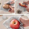 thumbnail image 2 of 6pcs Non-Scratch Wire Dishcloths - Reusable Multipurpose Dishwashing Rags for Wet & Dry Cleaning, Easy Rinse Wire Cleaning Towels, 2 of 5