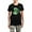 With Gray Camo Pant, variant on CafePress - Hilarious St Patricks Day Women's Dark Pajamas - Women's Short Sleeve Print T-Shirt and Pants Dark Cotton Pajama Set