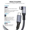 thumbnail image 5 of ORICO 40Gbps USB C Cable with 100W 2.62 ft Charging USB C to USB C Cable 8K@60Hz Type-C Cable for Thunderbolt 4 Device, 5 of 7