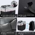 thumbnail image 3 of Foldable Car Trash Can, Collapsible Garbage Bin for Automotive, Hanging Waterproof Leakproof Storage Bag, 3.9 Gallon, 3 of 6