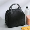 thumbnail image 1 of FeiraDeVaidade Reusable Insulated Lunch Tote Bag Lattice Lunch Box Container Waterproof Lunch Cooler Bag, 1 of 6