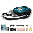 thumbnail image 5 of Foldable Sling Backpack Packable Daypack Galaxy Nebula Space Collapsible Crossbody Shoulder Bag, 5 of 7