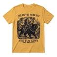 thumbnail image 5 of Fun Aunt Knight Riding Black Cat T-Shirt, Hear Ye Fun Aunt Has Arrived Tee, Funny Medieval Cat Meme Shirt, Auntie Cat Lover Gift, 5 of 8