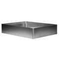 thumbnail image 5 of Eden Bath EB-SS002SV 18.9 x 14.6 in. Rectangular Stainless Steel Vessel Sink with Drain in Silver, 5 of 7