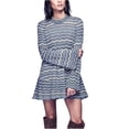 thumbnail image 1 of Vestido tipo túnica de punto texturizado Free People para mujer Verde XS, 1 of 1