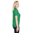 thumbnail image 3 of Devon & Jones DG22W Women's CrownLux Performance Address Melange Polo-Kelly Green Heather-L, 3 of 3