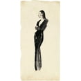 thumbnail image 2 of Wang, Melissa 11x18 White Modern Wood Framed Museum Art Print Titled - Fashion Glimpse VI, 2 of 4