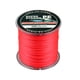 thumbnail image 1 of Naiovety Hilo de pescar de PE trenzado multicolor, 300 metros, 4 hebras, alambre de pesca multifilamento súper fuerte para suministros de pesca Pescar rojo 4.0, 1 of 6