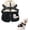 Black, variant on Dog Sherpa Coat with Harness Puppy Winter Fleece Sweater Jacket Small Dogs Cats Cold Weather Coats Lightweight Warm Doggie Kitten Vest Clothes Chihuahua Yorkie Dachshund Bulldog(Black, XS)