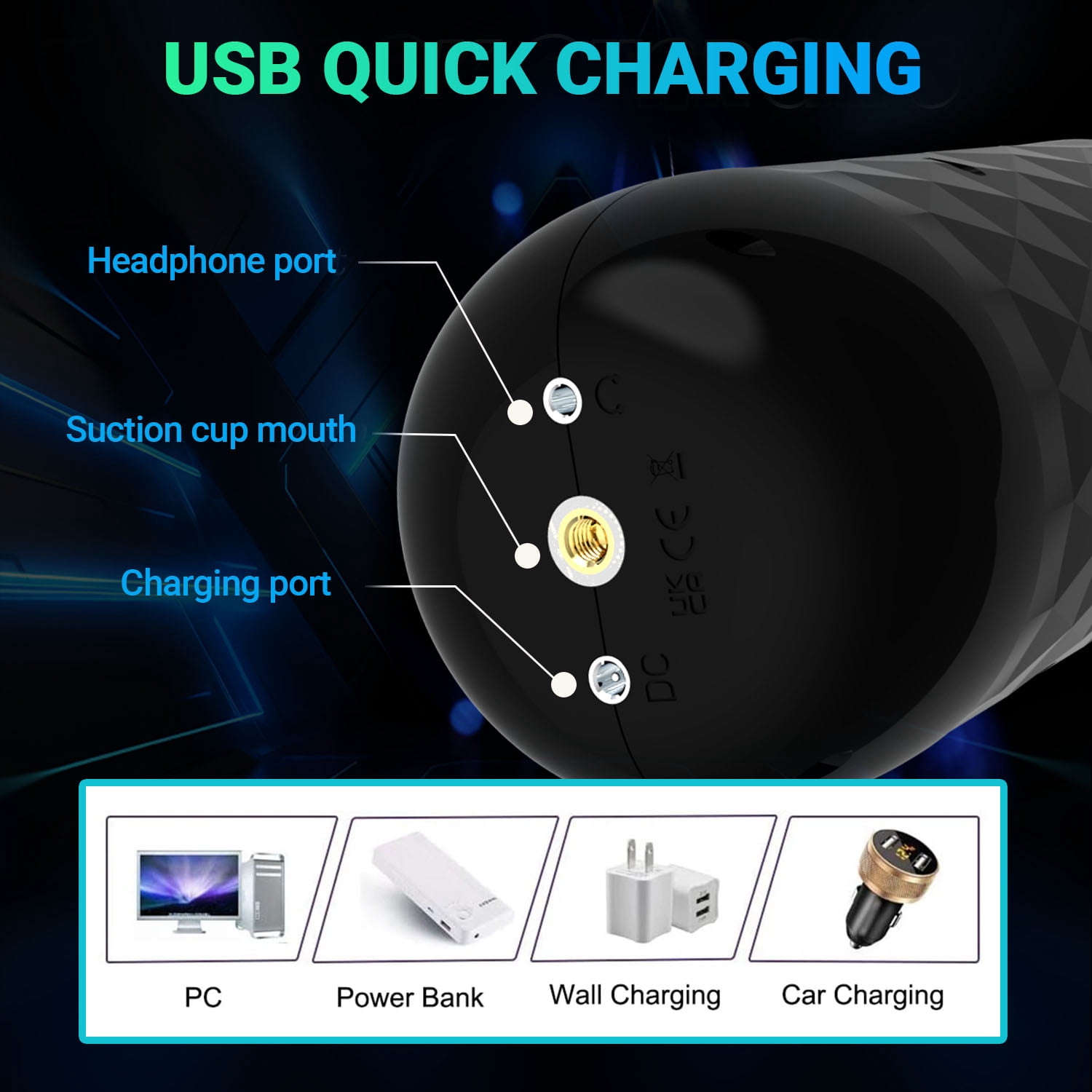 OCTMOM Automatic Male Masturbator Cup, Male Strokers with 7 Sucking & 7 Rotating Modes, Adult Electric Strokers Sex Toys for Men